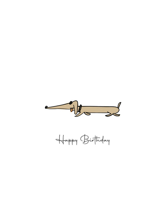 The Derpy Dog Birthday Card