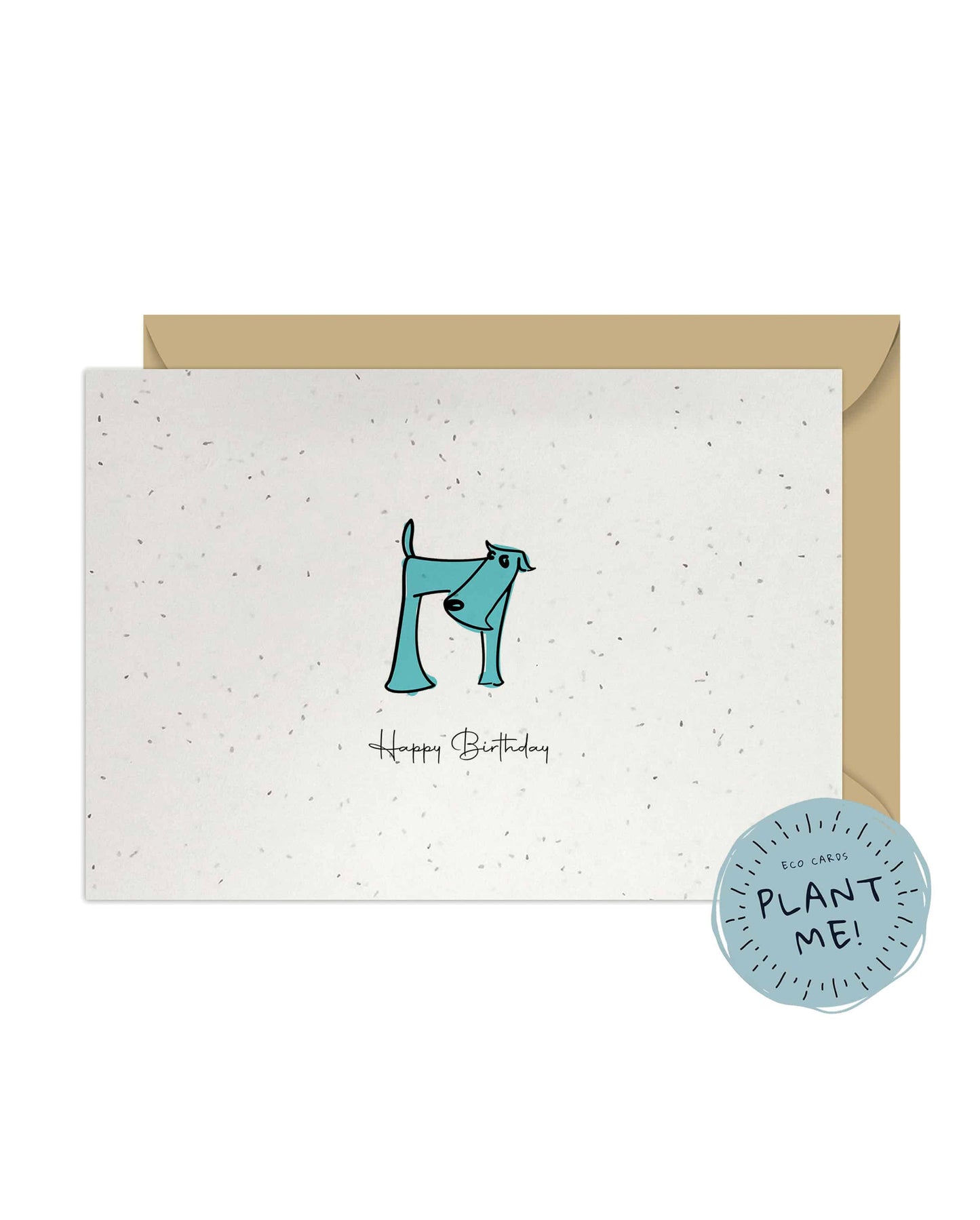 The Derpy Dog Birthday Card