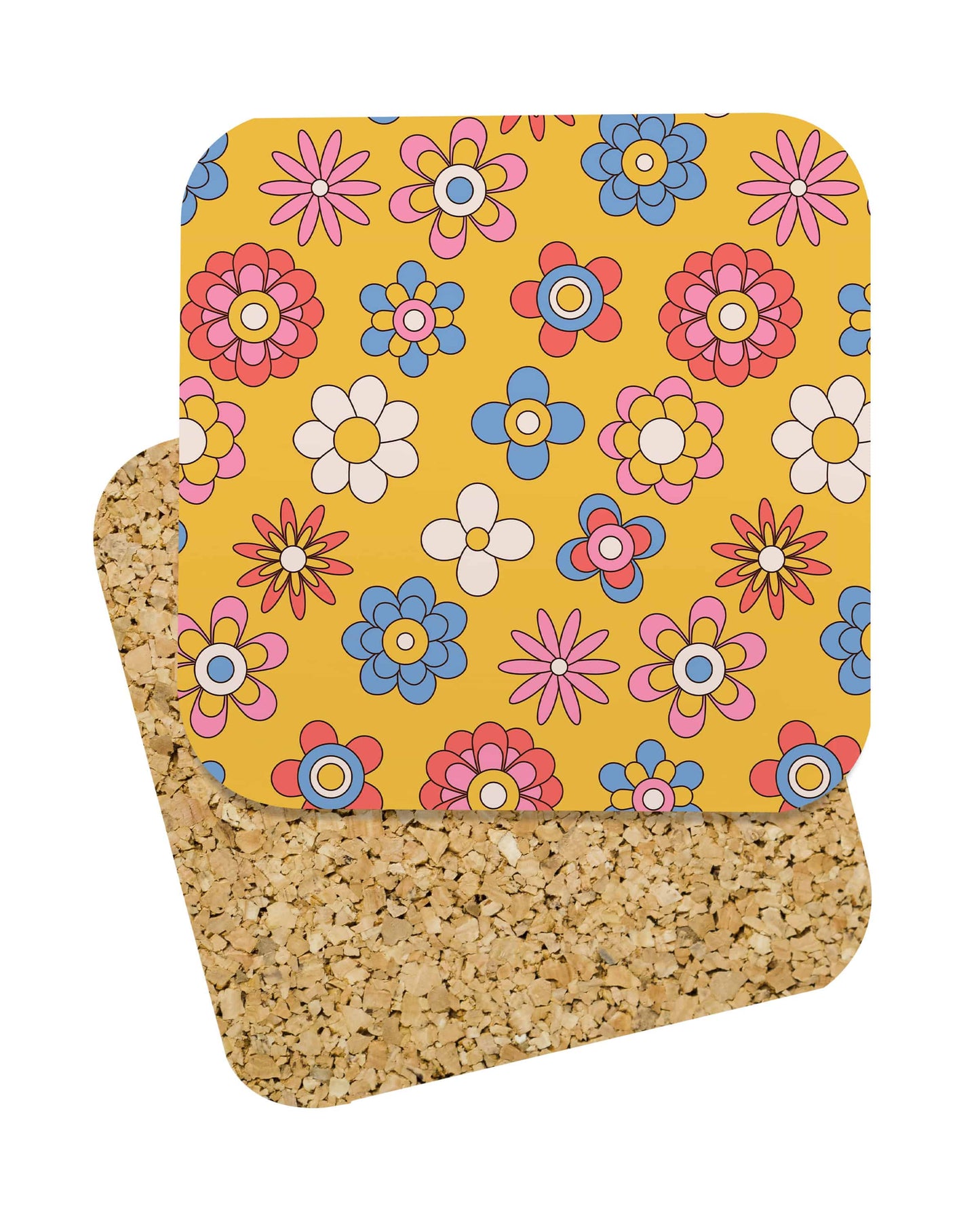 70s Flower Power Coaster (set)