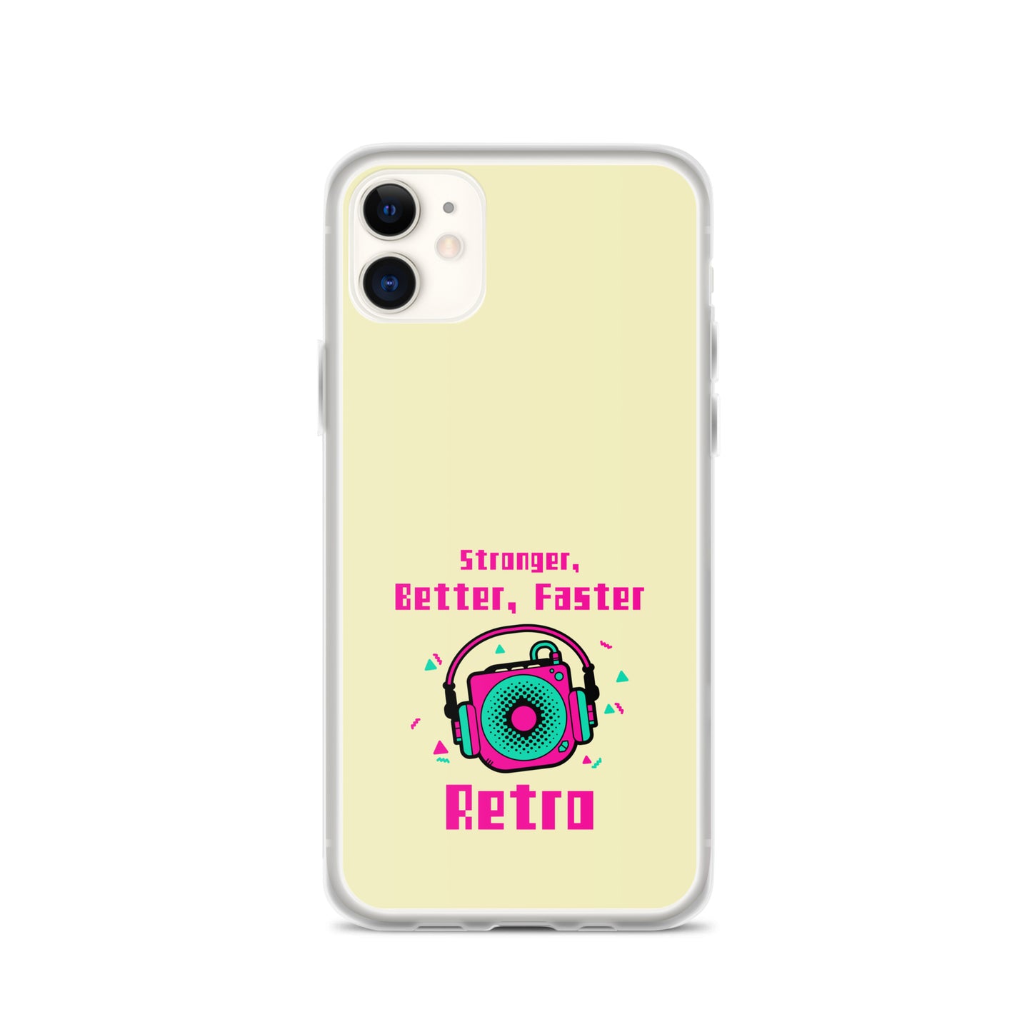 Stronger, Better, Faster Retro iPhone Case