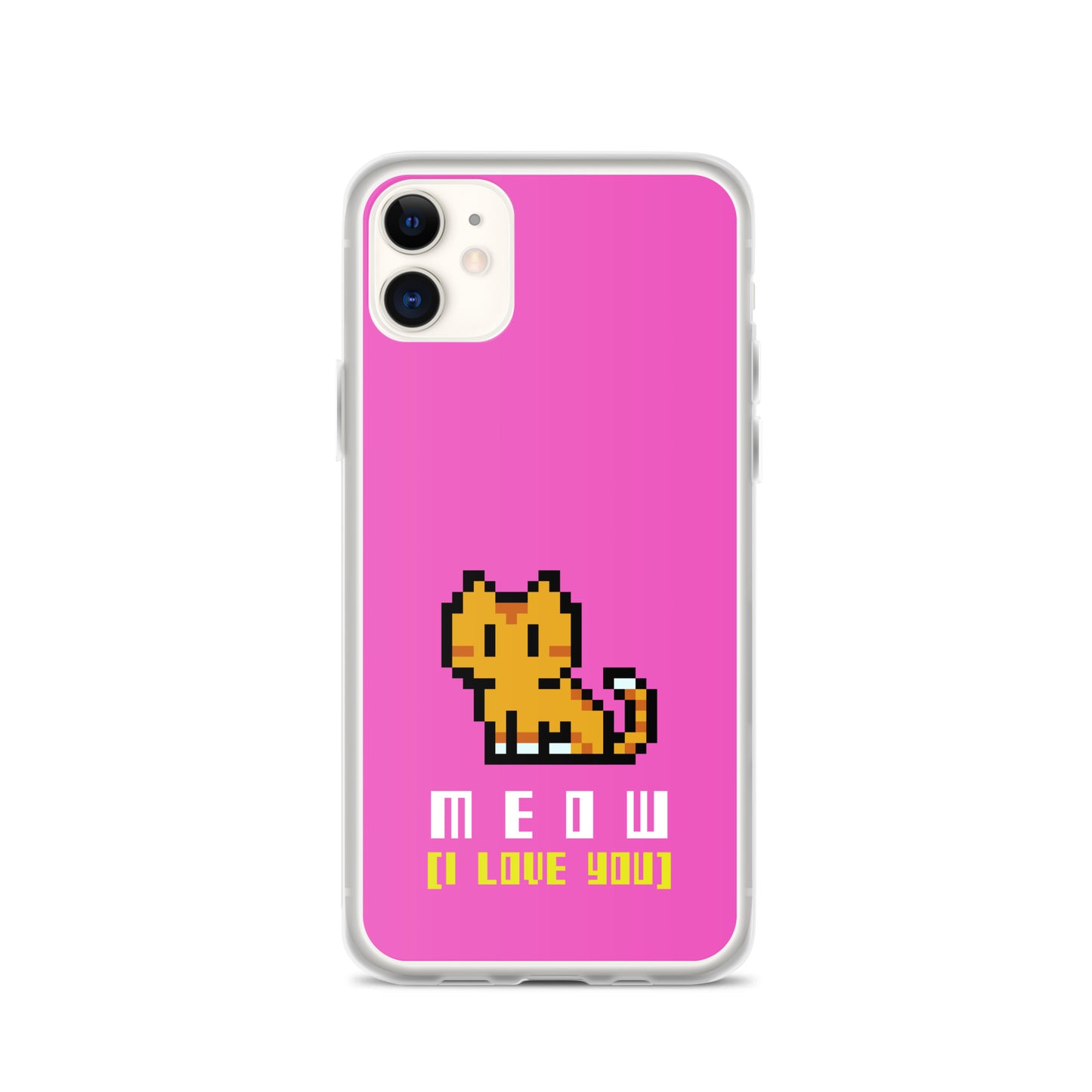 8 Bit Meow iPhone Case