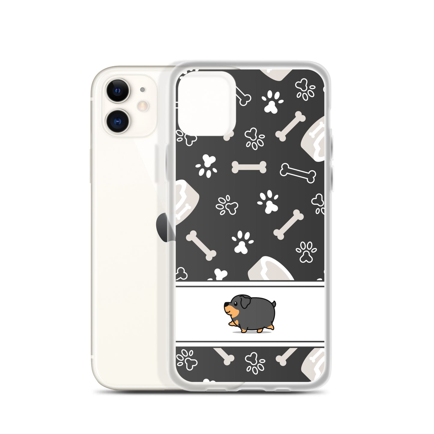 Fat Rottweiler iPhone Case