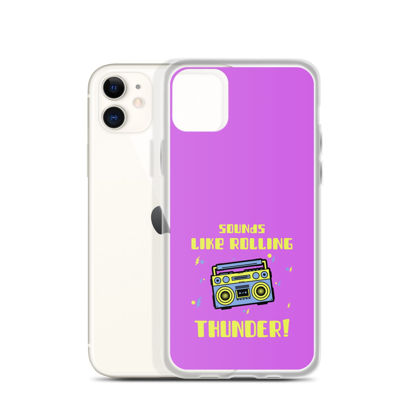 Sounds Like Rolling Thunder iPhone Case