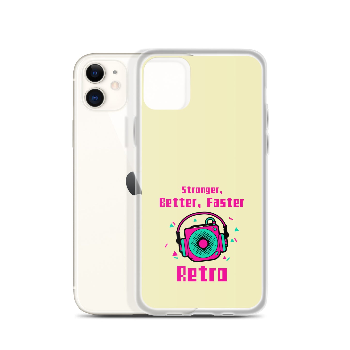 Stronger, Better, Faster Retro iPhone Case