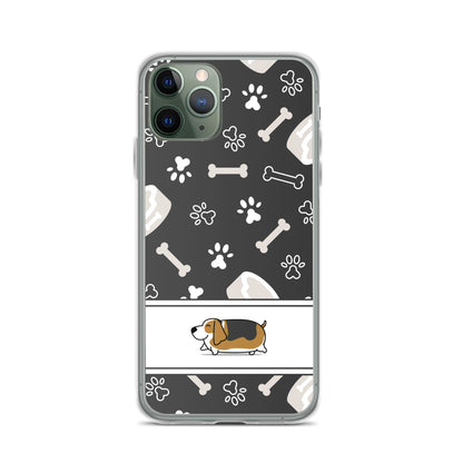 Fat Basset Hound iPhone Case