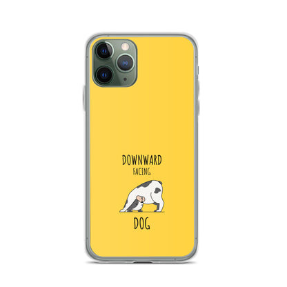 Downward Facng Dog Yoga iPhone Case