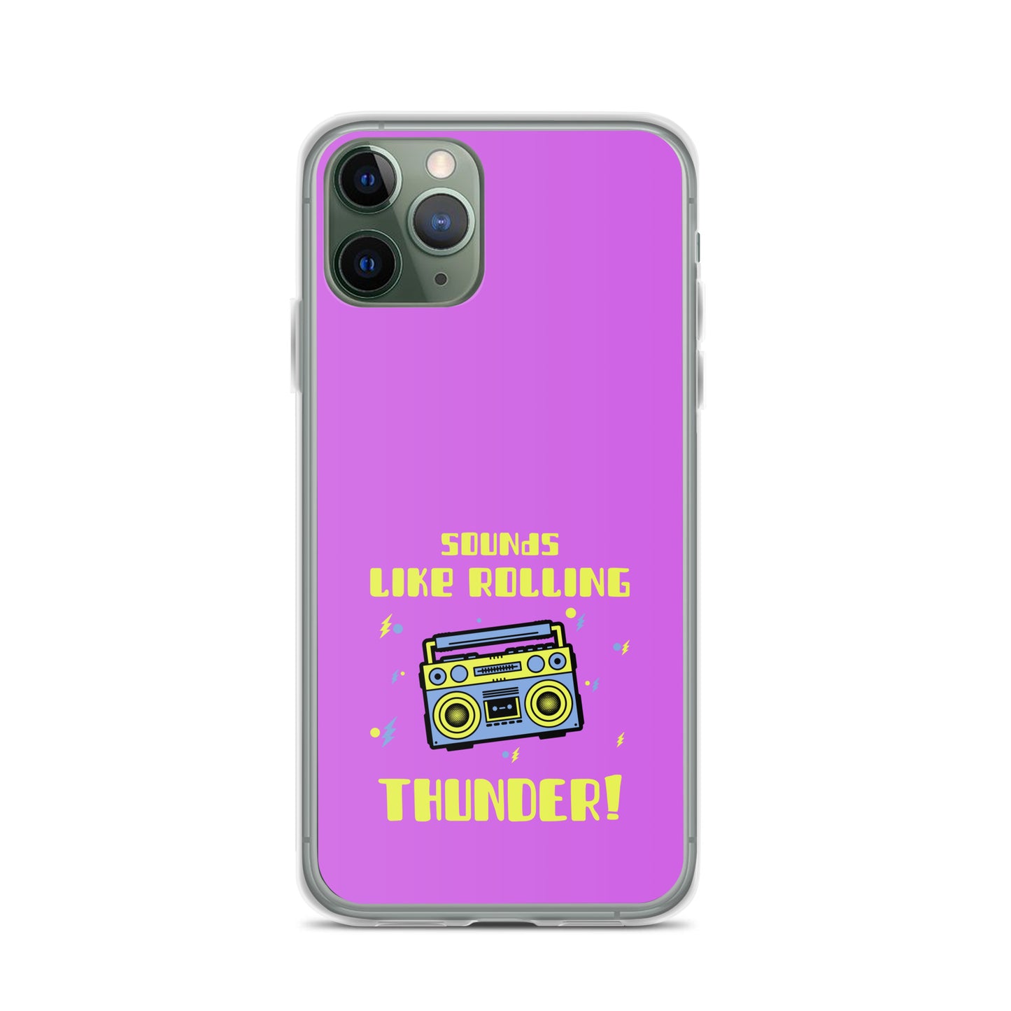 Sounds Like Rolling Thunder iPhone Case