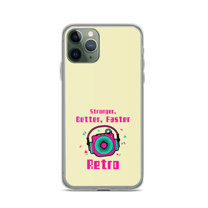 Stronger, Better, Faster Retro iPhone Case