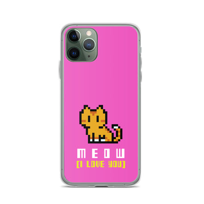 8 Bit Meow iPhone Case