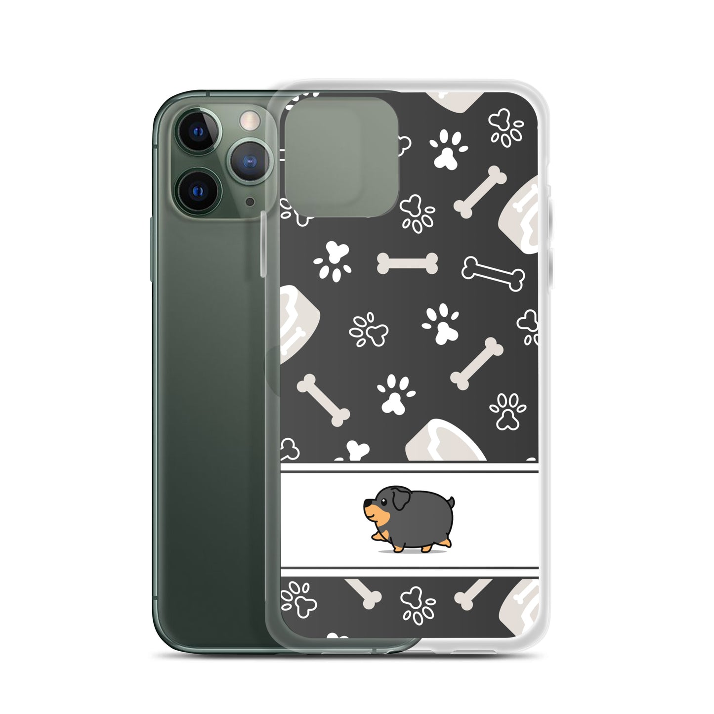 Fat Rottweiler iPhone Case