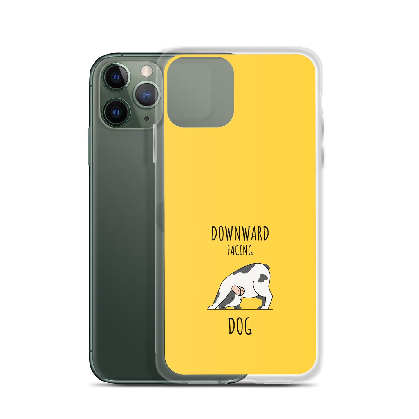 Downward Facng Dog Yoga iPhone Case