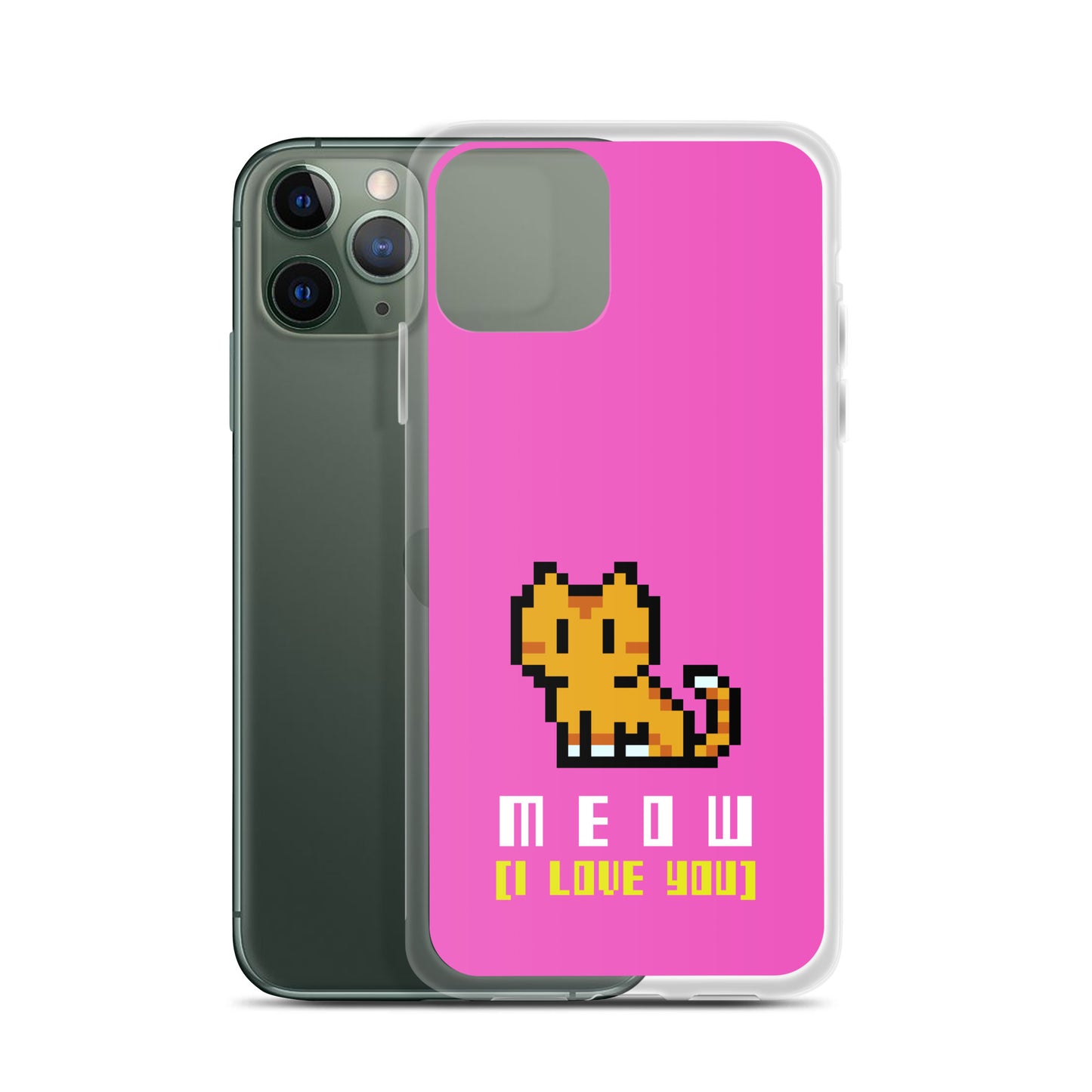 8 Bit Meow iPhone Case