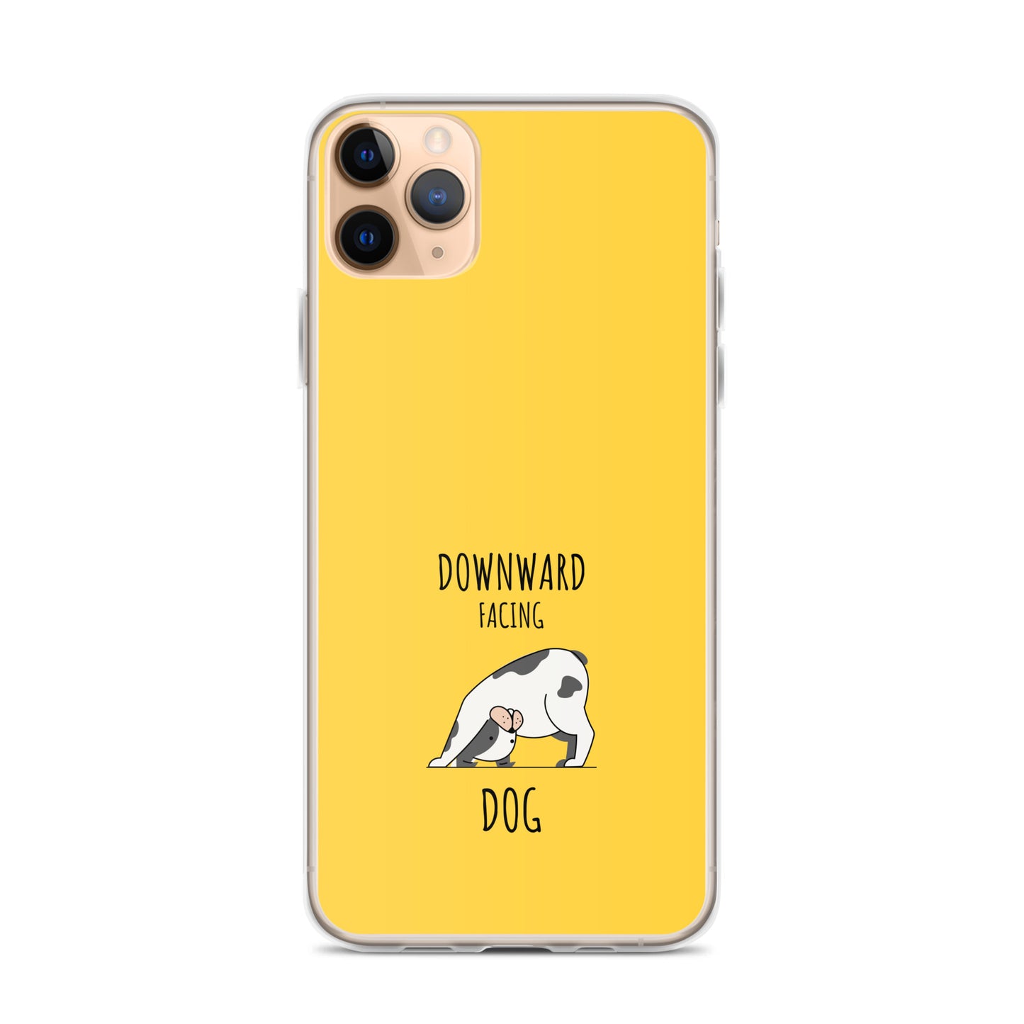 Downward Facng Dog Yoga iPhone Case