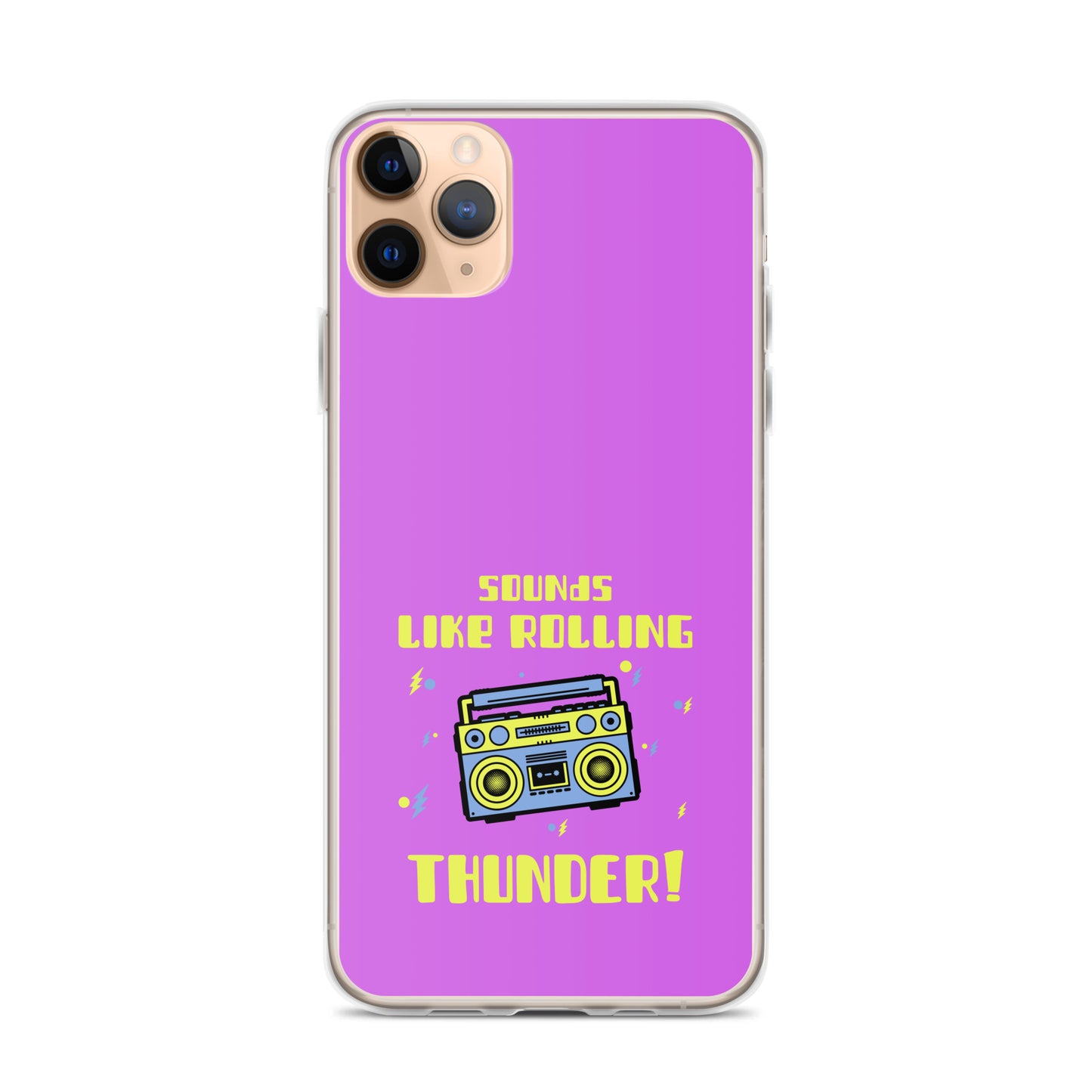 Sounds Like Rolling Thunder iPhone Case