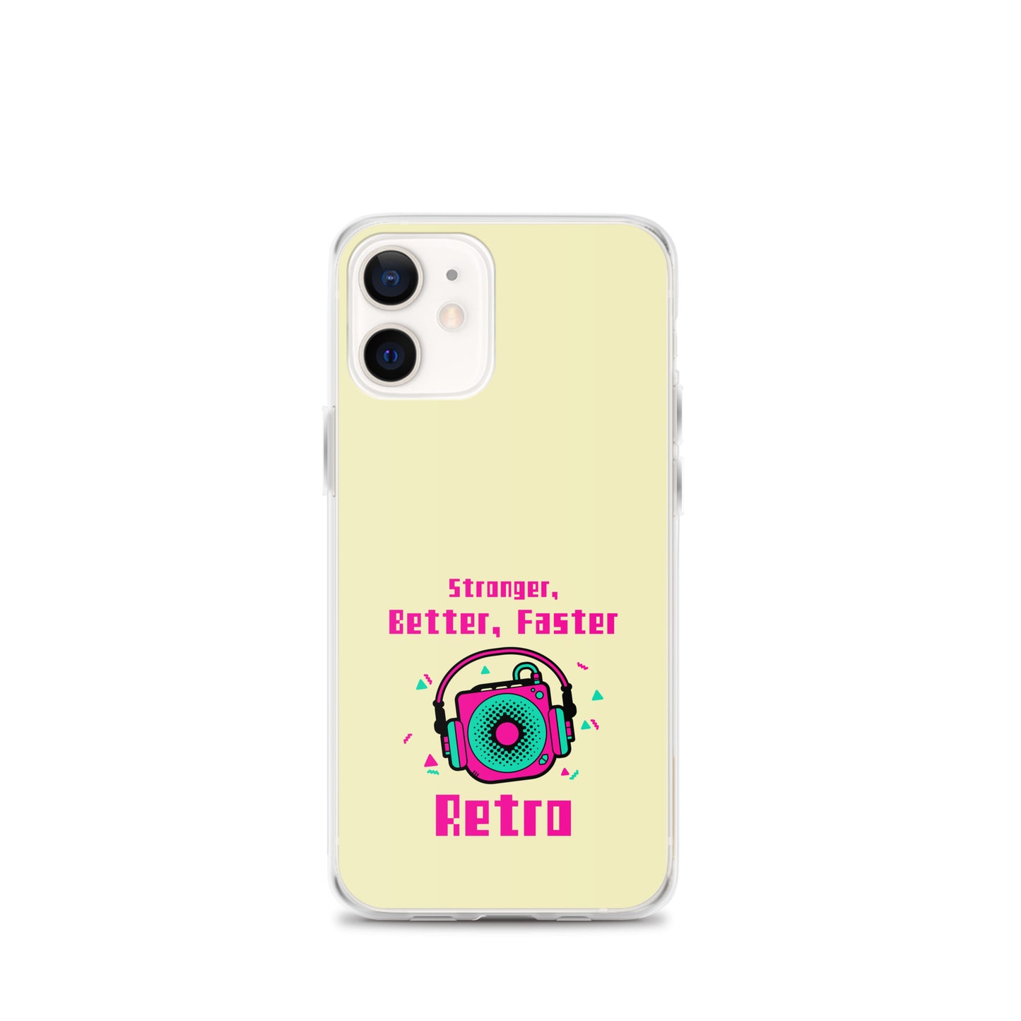 Stronger, Better, Faster Retro iPhone Case