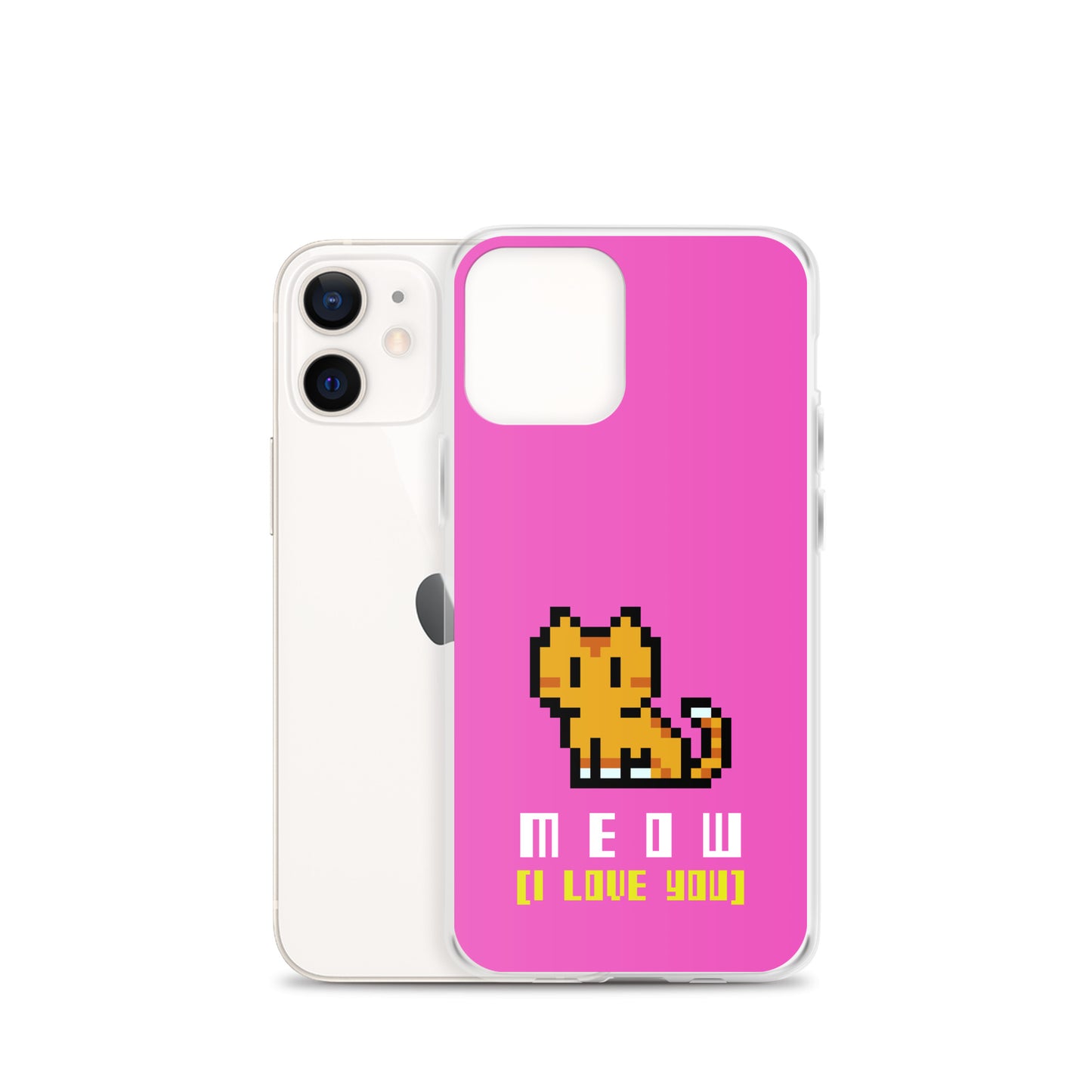 8 Bit Meow iPhone Case