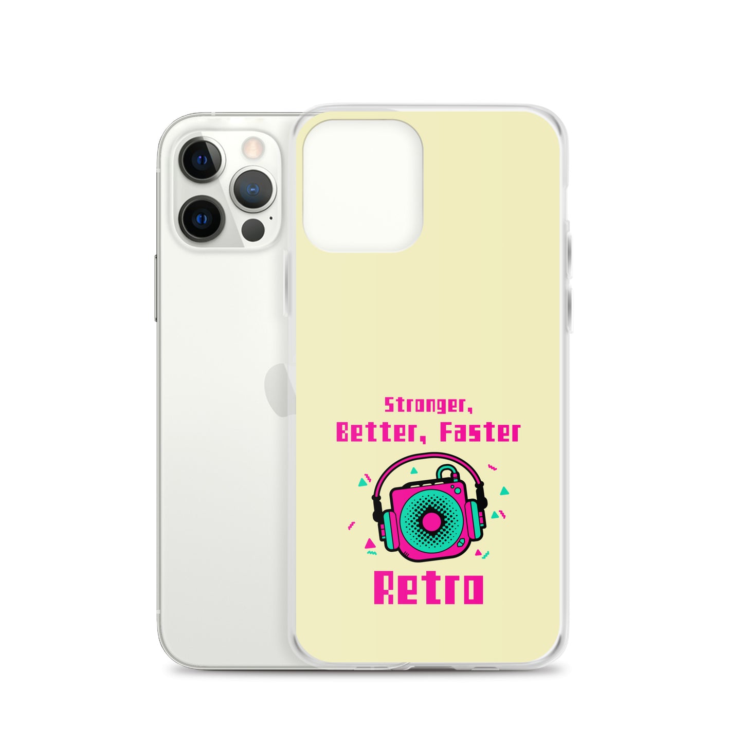 Stronger, Better, Faster Retro iPhone Case