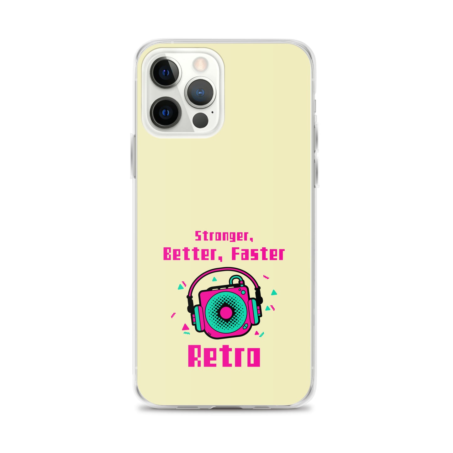 Stronger, Better, Faster Retro iPhone Case