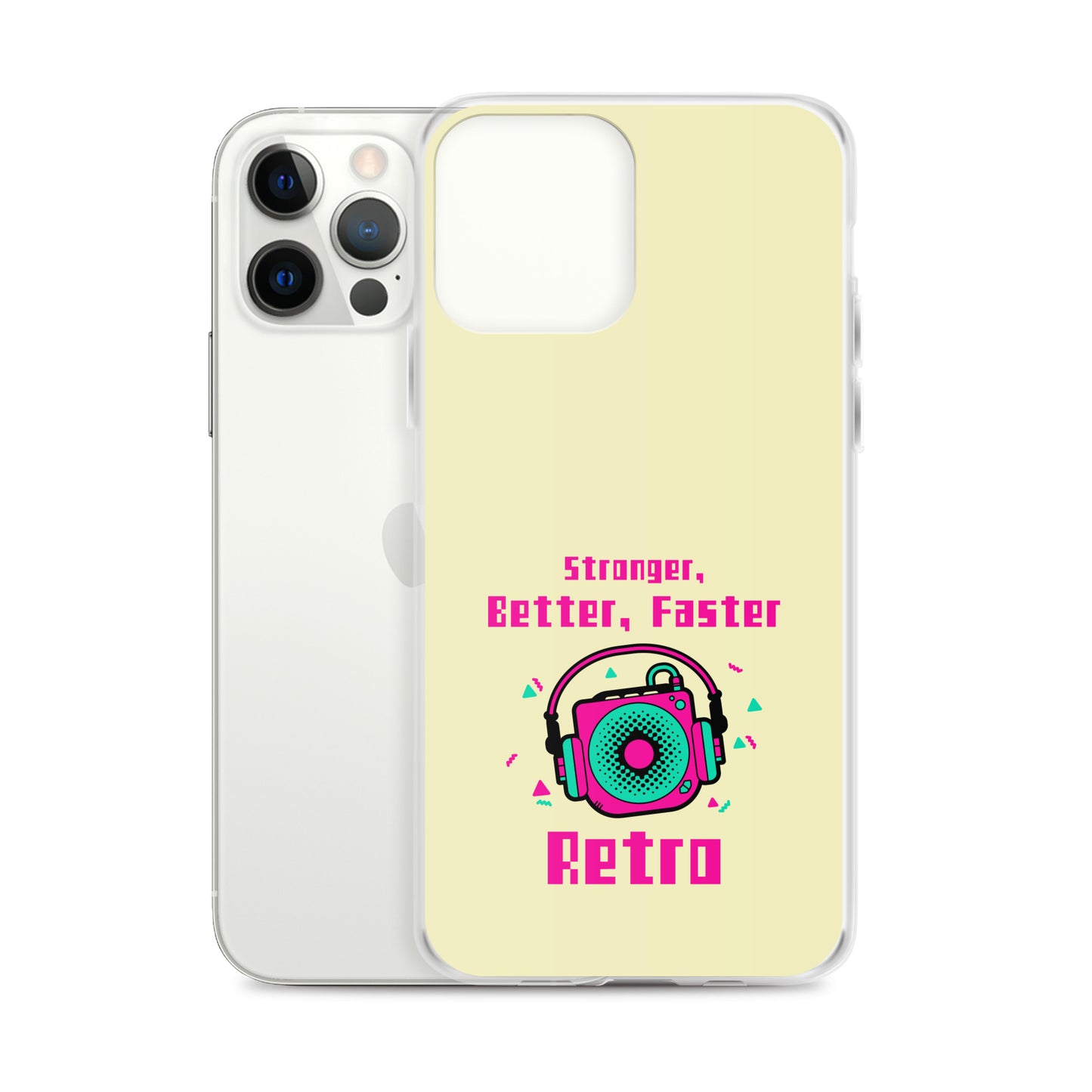 Stronger, Better, Faster Retro iPhone Case