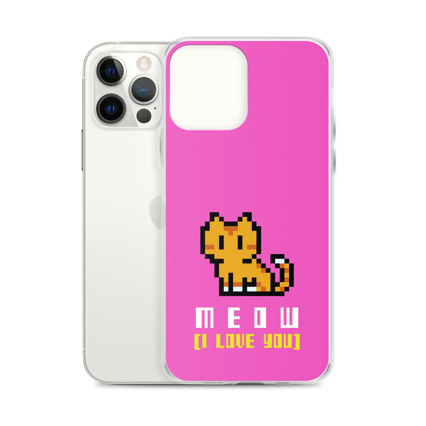 8 Bit Meow iPhone Case