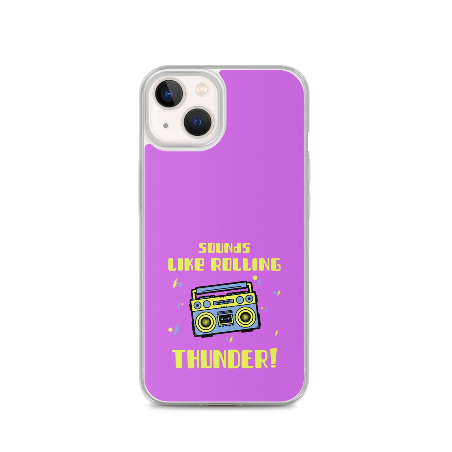 Sounds Like Rolling Thunder iPhone Case