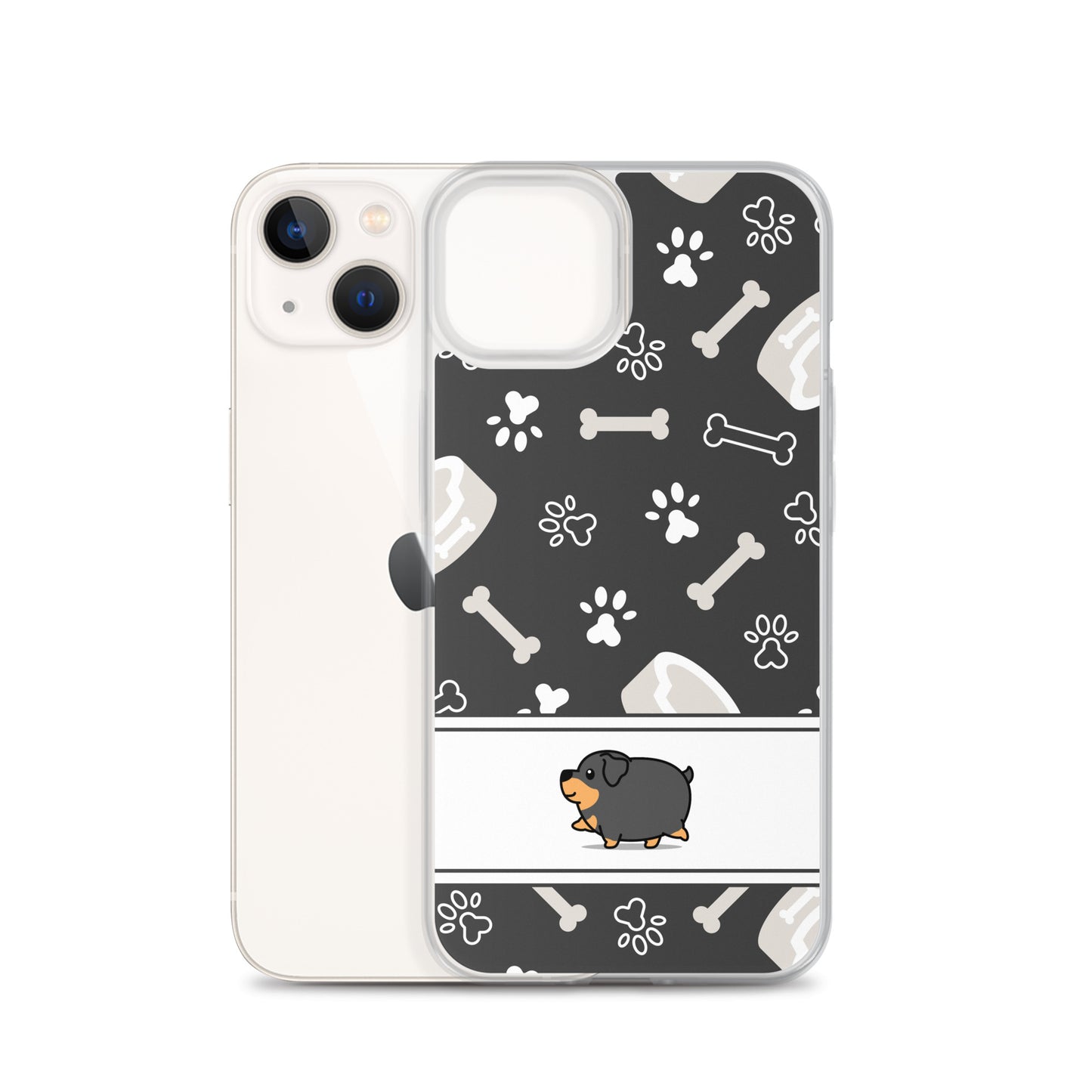 Fat Rottweiler iPhone Case