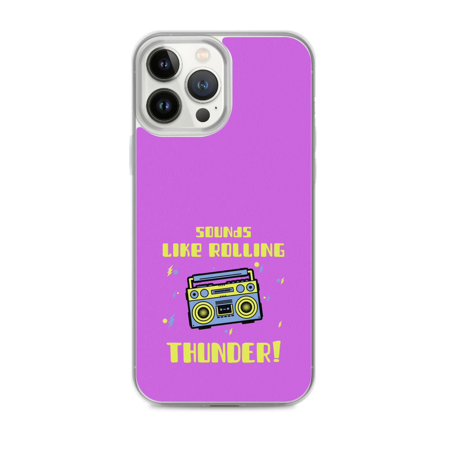 Sounds Like Rolling Thunder iPhone Case