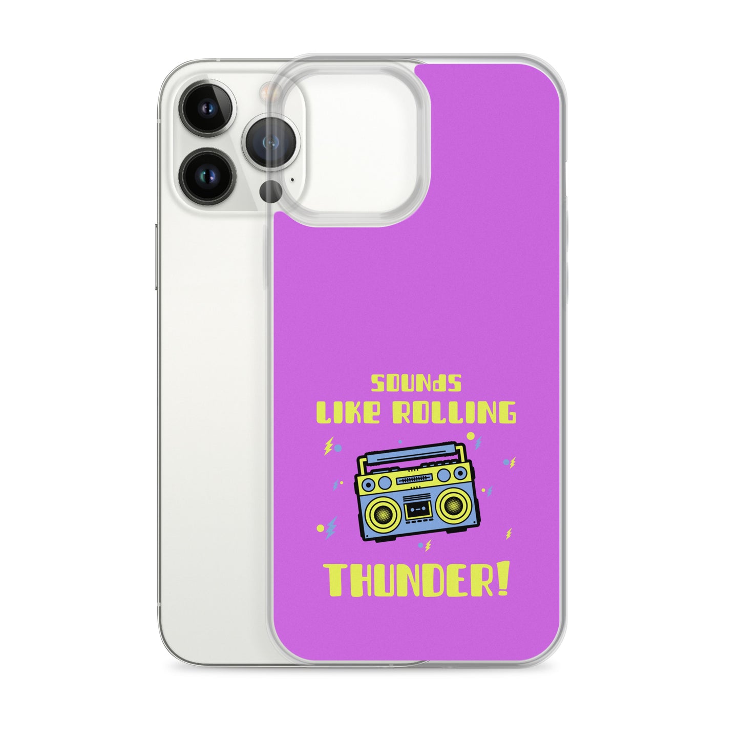 Sounds Like Rolling Thunder iPhone Case