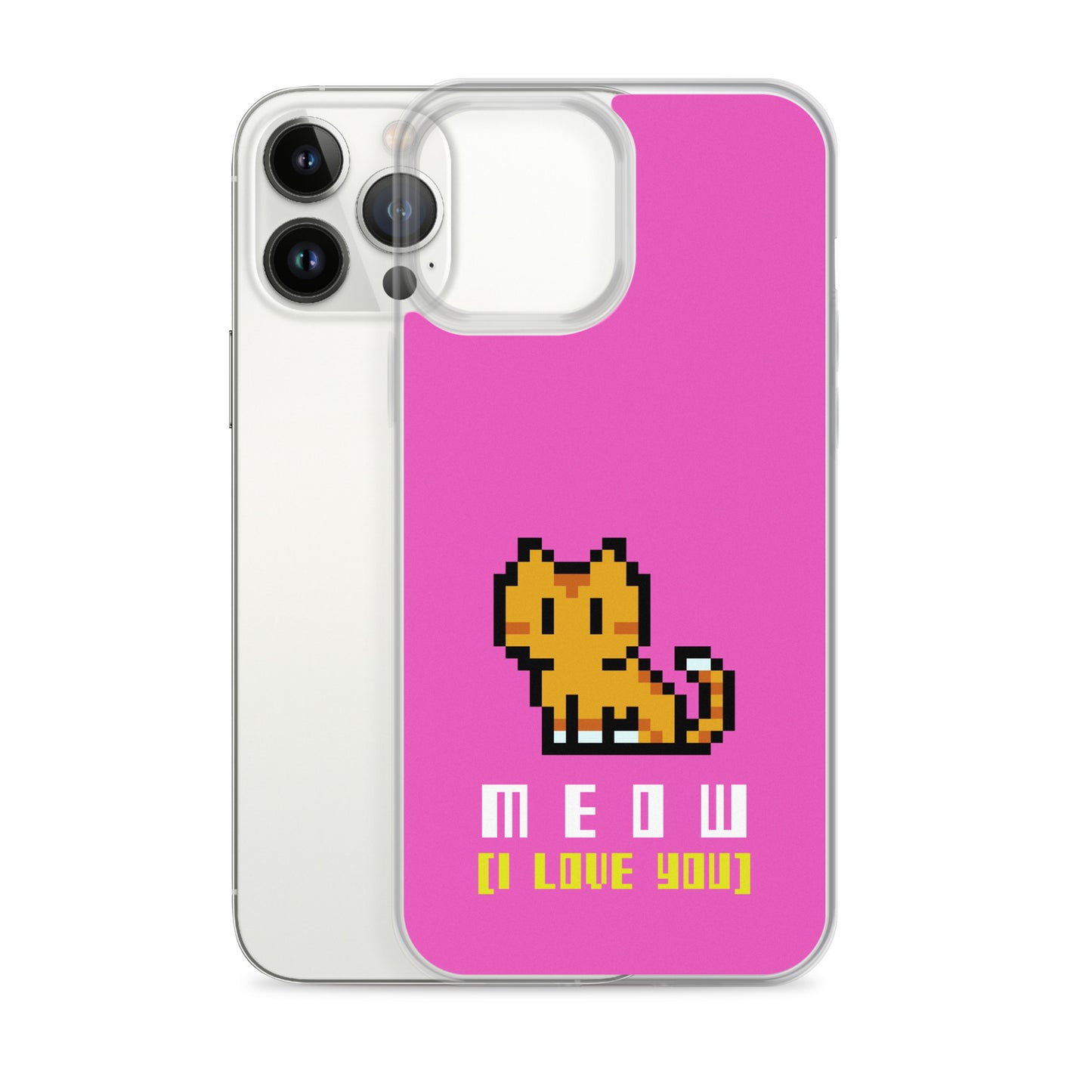 8 Bit Meow iPhone Case