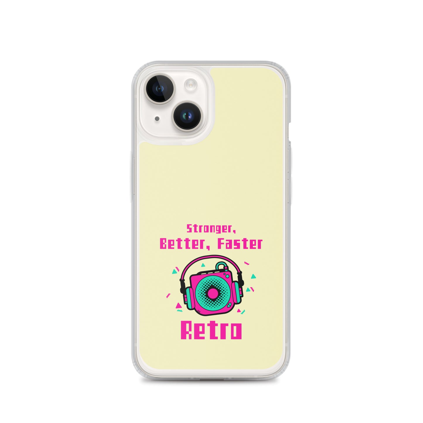 Stronger, Better, Faster Retro iPhone Case