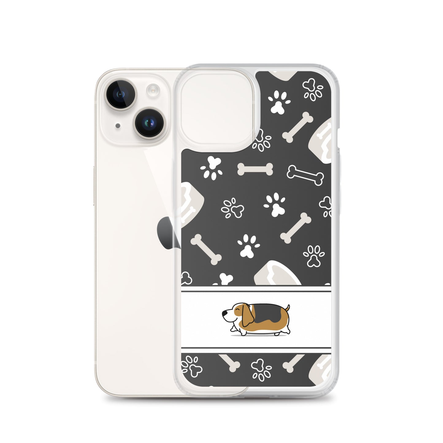 Fat Basset Hound iPhone Case