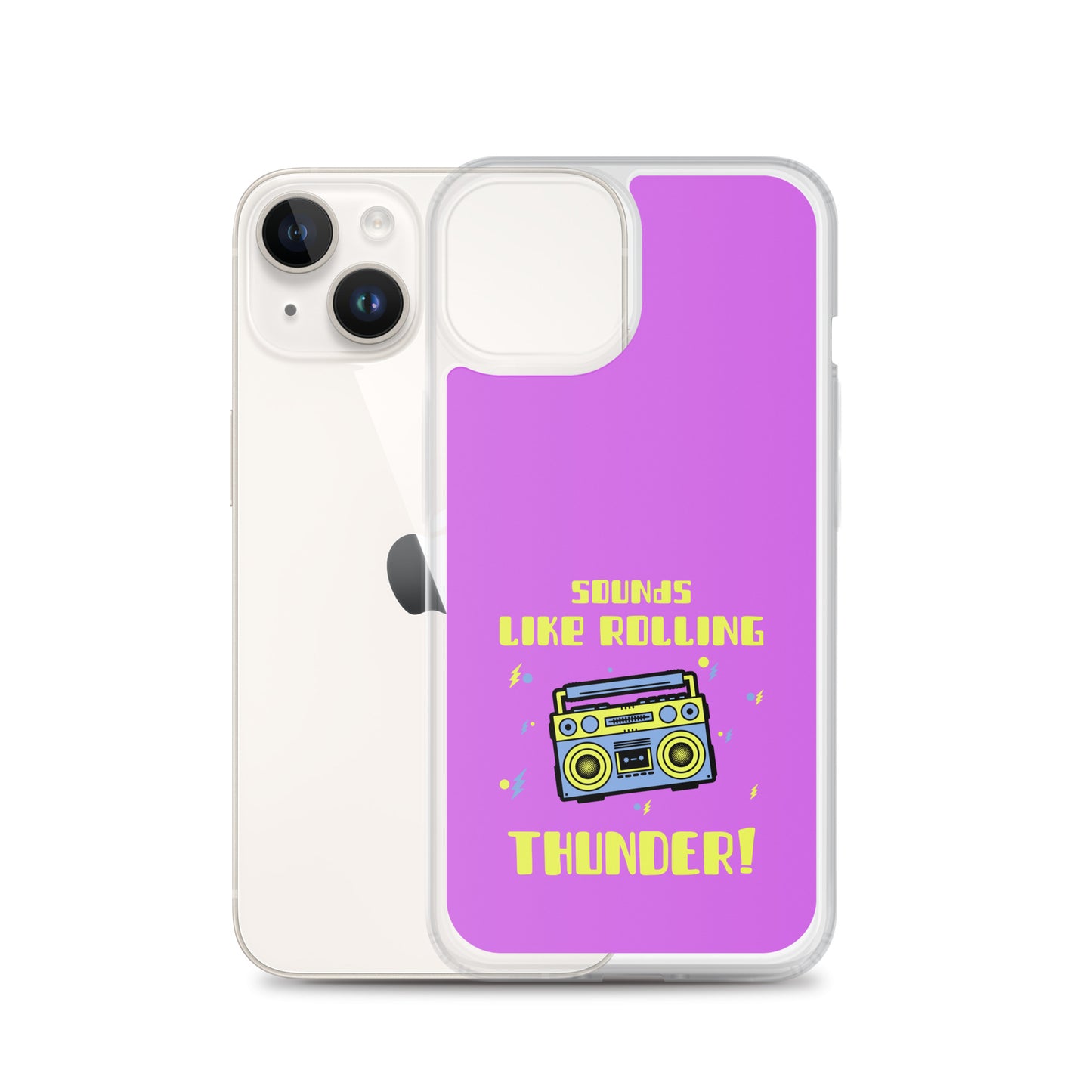 Sounds Like Rolling Thunder iPhone Case