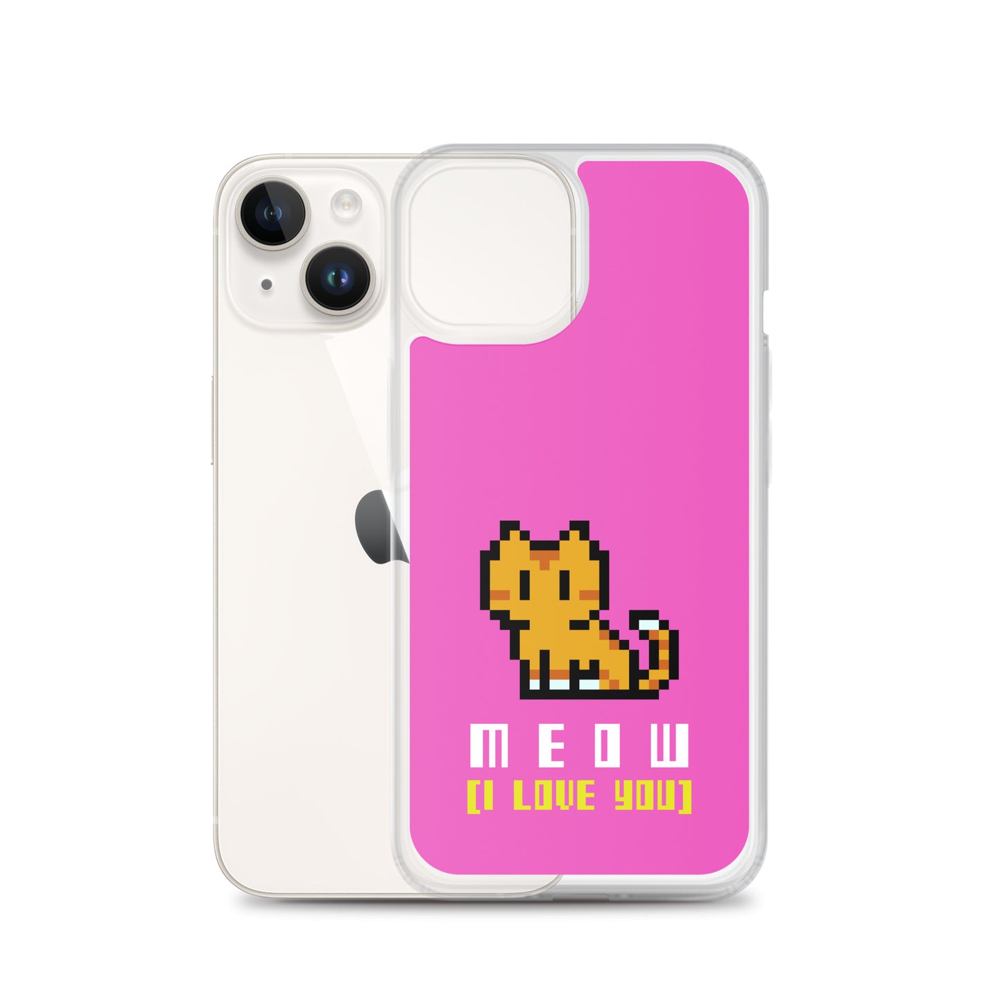 8 Bit Meow iPhone Case