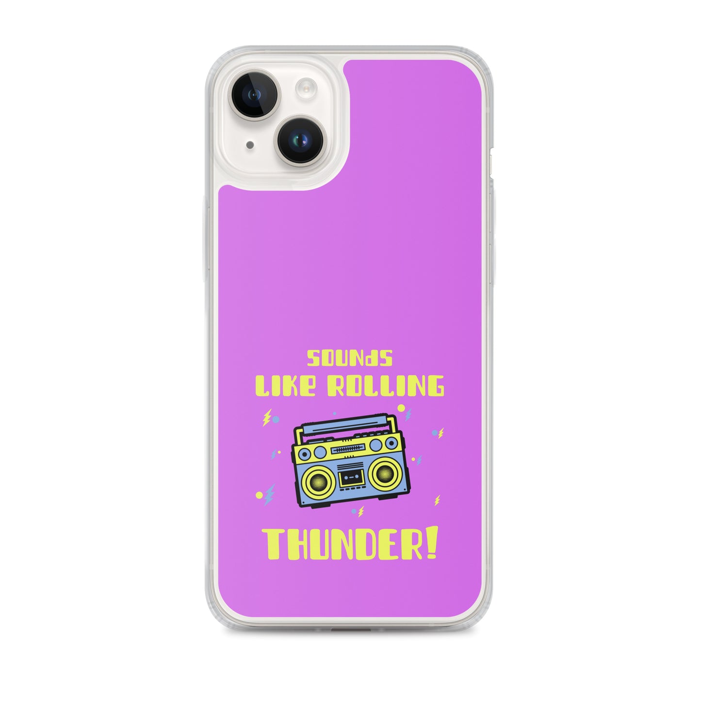 Sounds Like Rolling Thunder iPhone Case