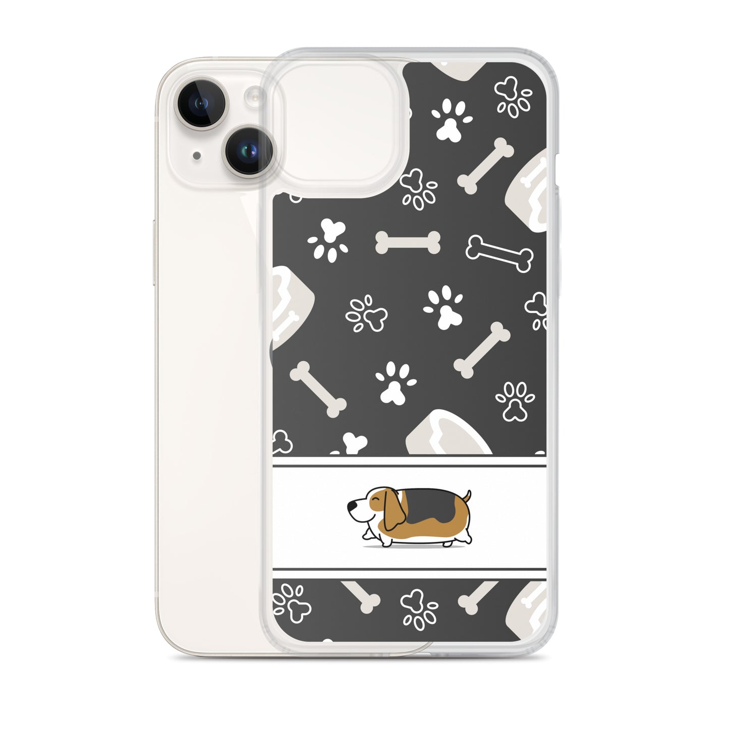 Fat Basset Hound iPhone Case