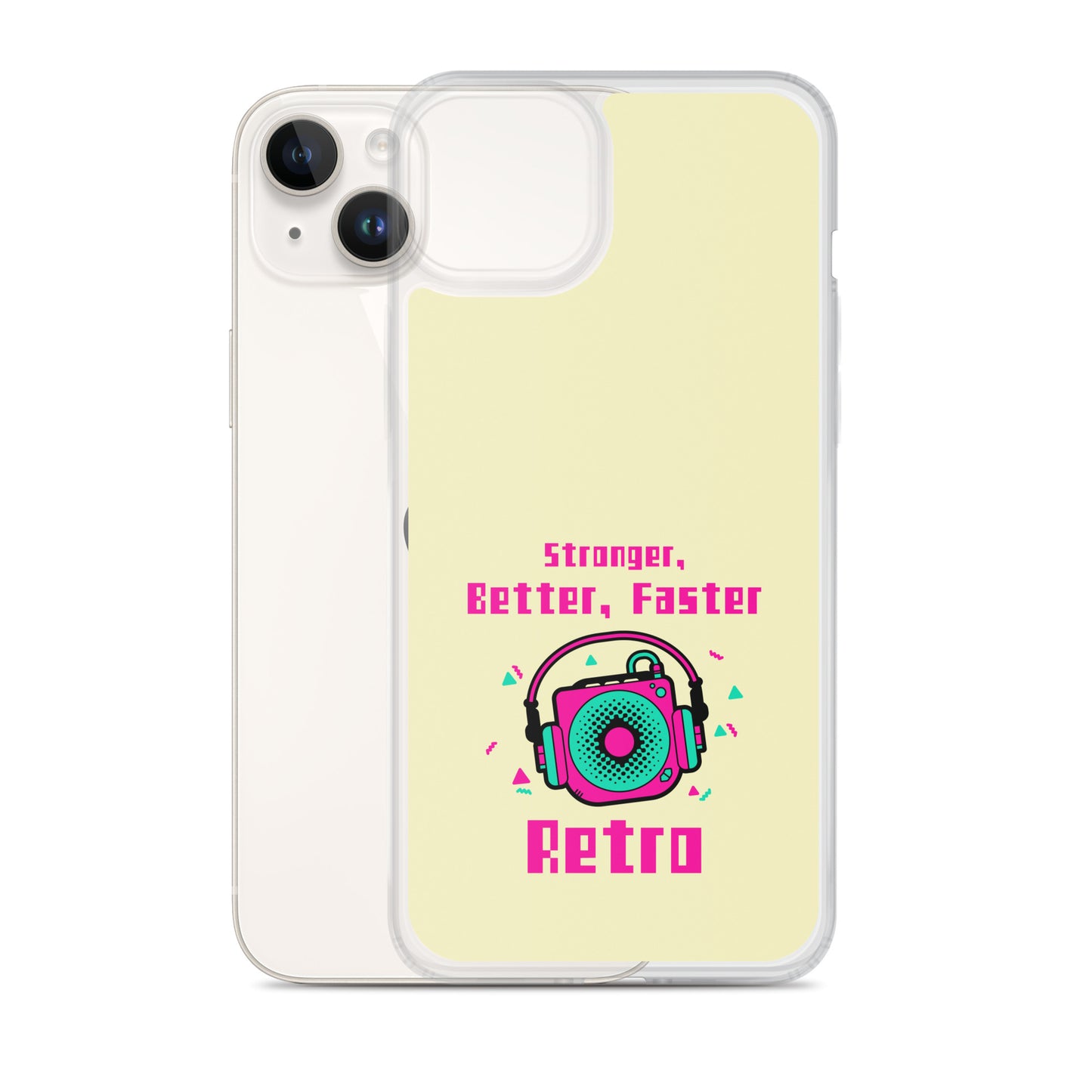 Stronger, Better, Faster Retro iPhone Case