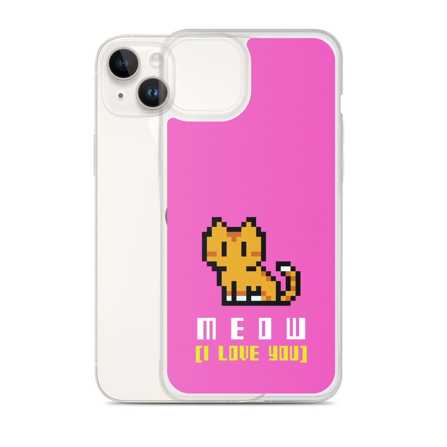 8 Bit Meow iPhone Case