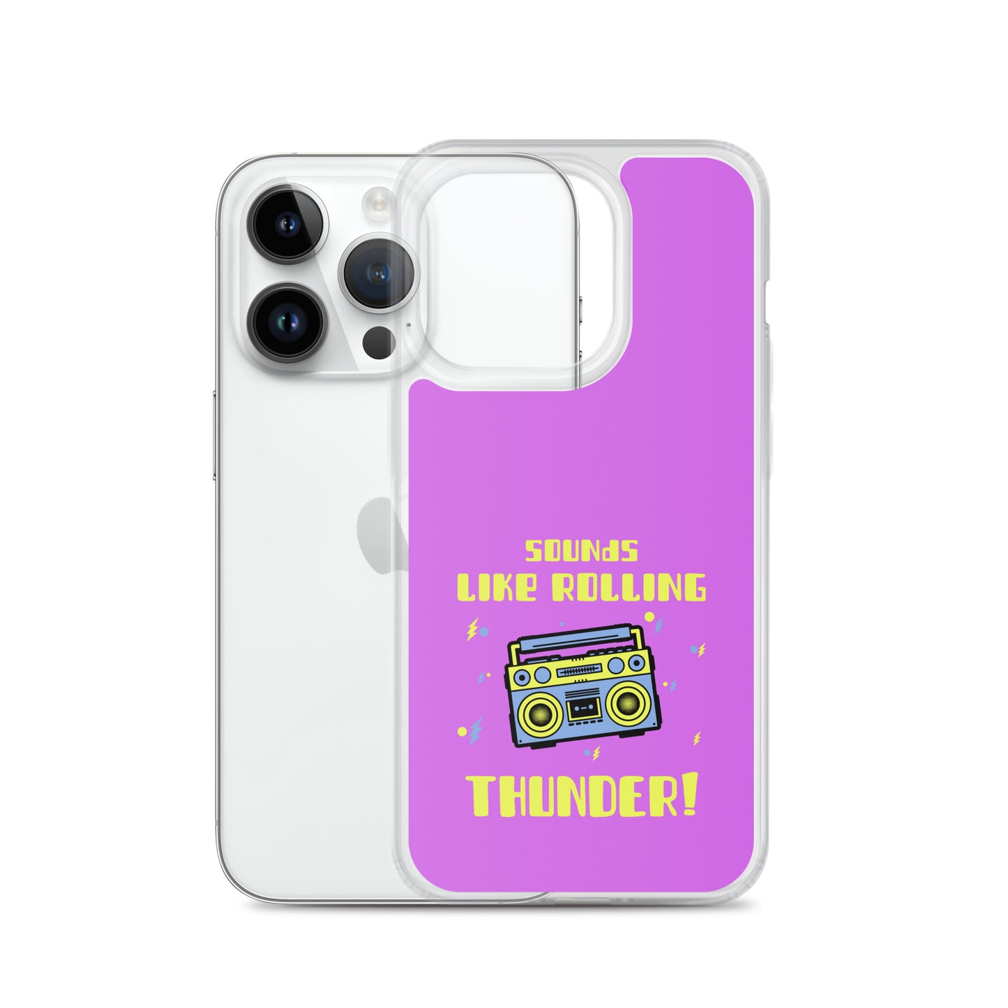 Sounds Like Rolling Thunder iPhone Case