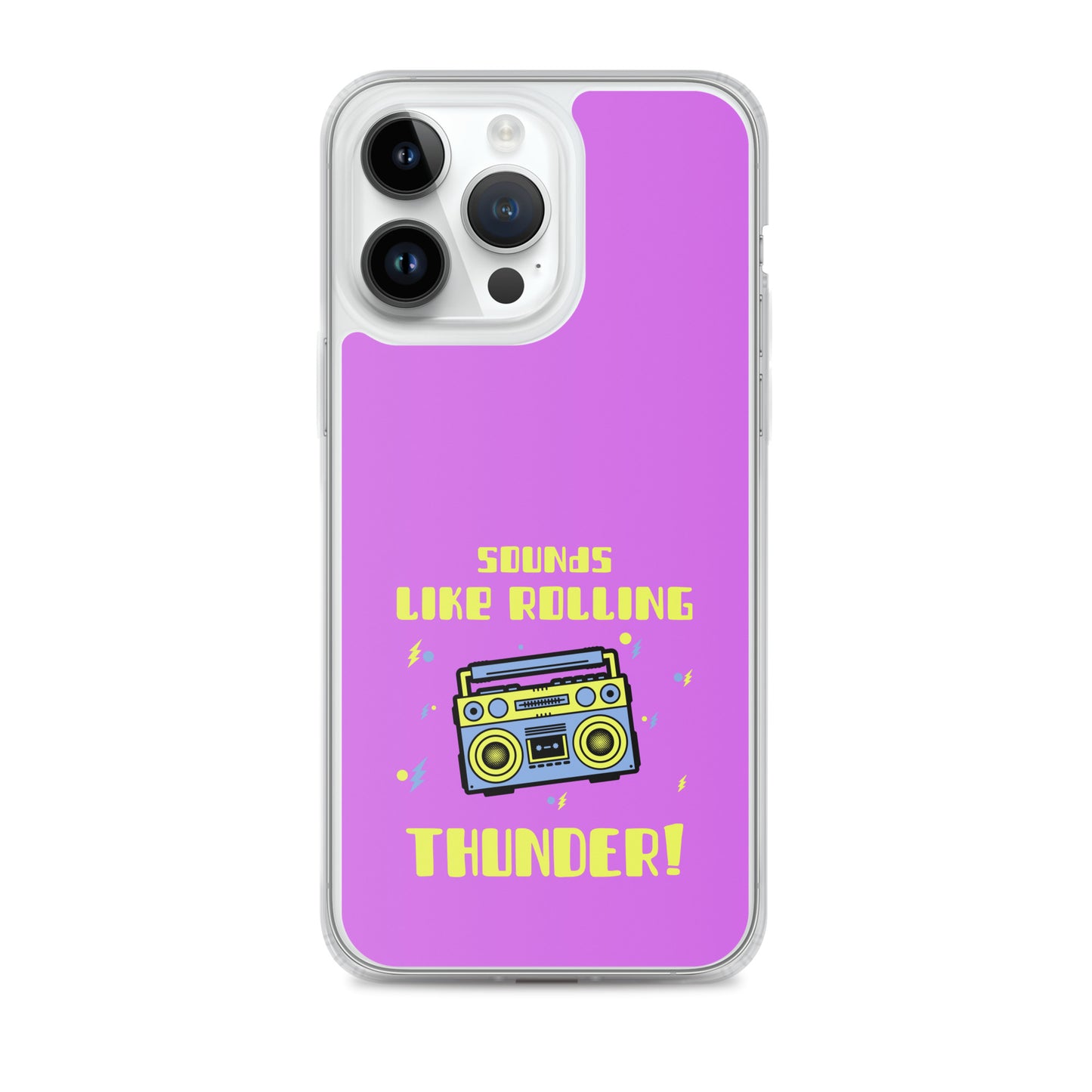 Sounds Like Rolling Thunder iPhone Case