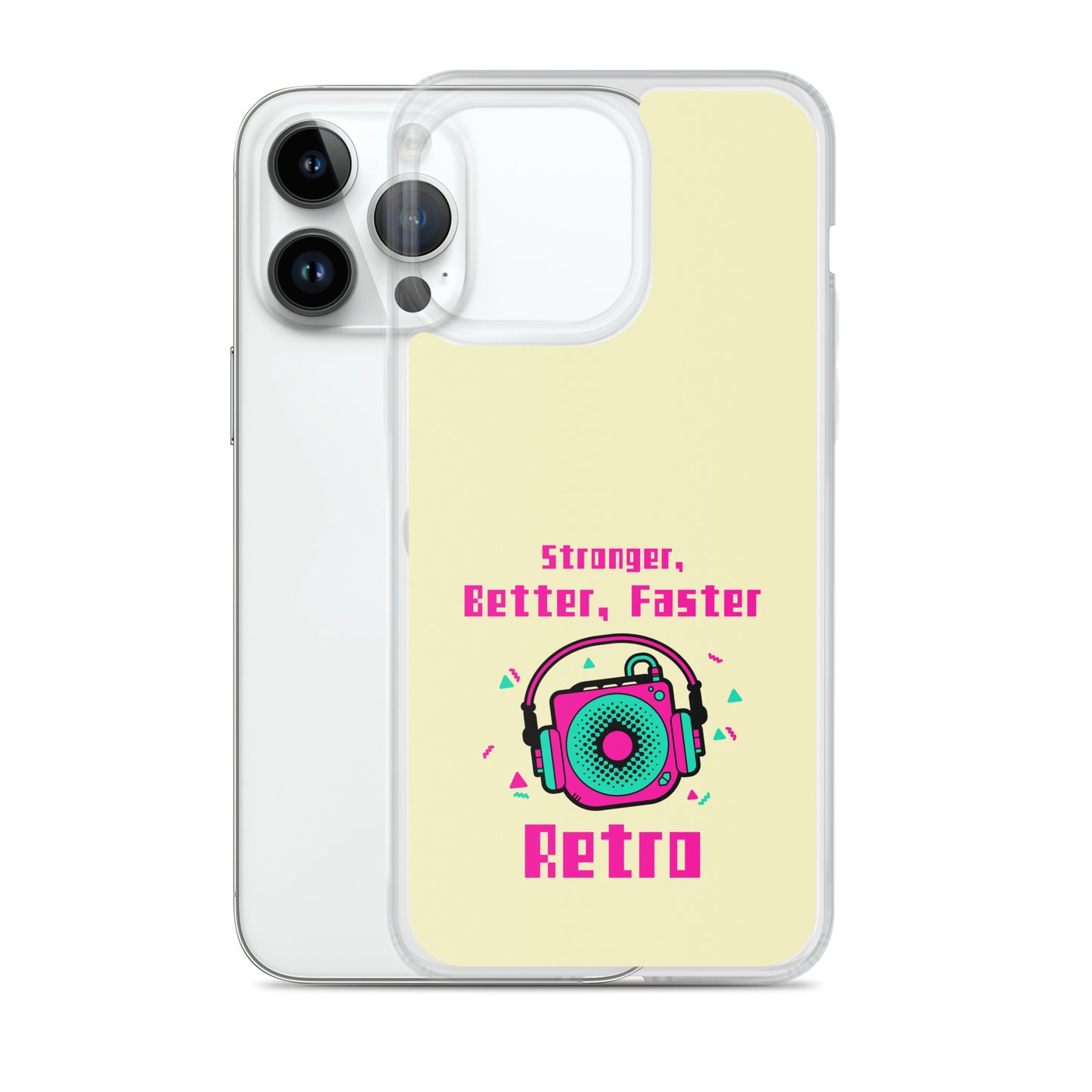 Stronger, Better, Faster Retro iPhone Case