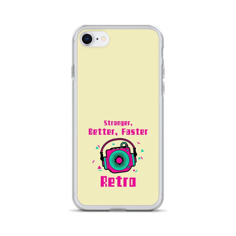 Stronger, Better, Faster Retro iPhone Case