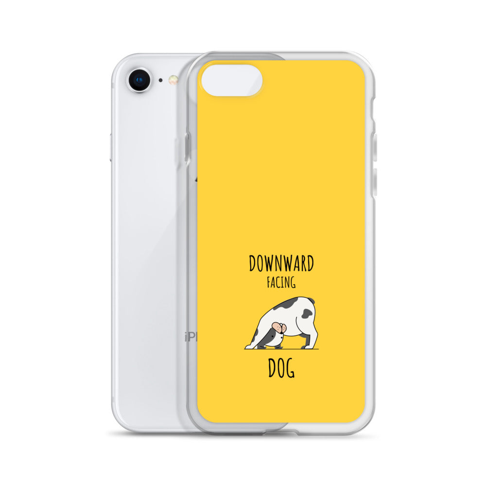 Downward Facng Dog Yoga iPhone Case