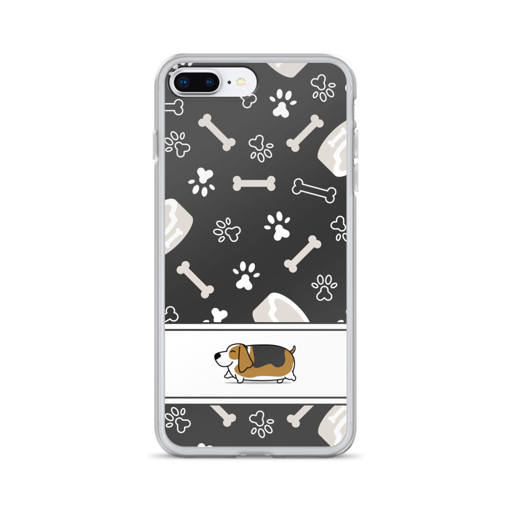 Fat Basset Hound iPhone Case