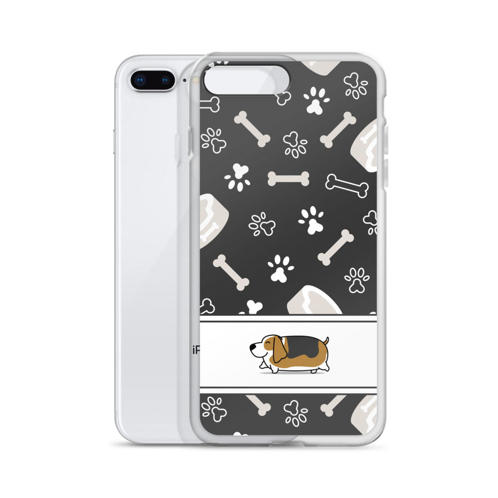 Fat Basset Hound iPhone Case