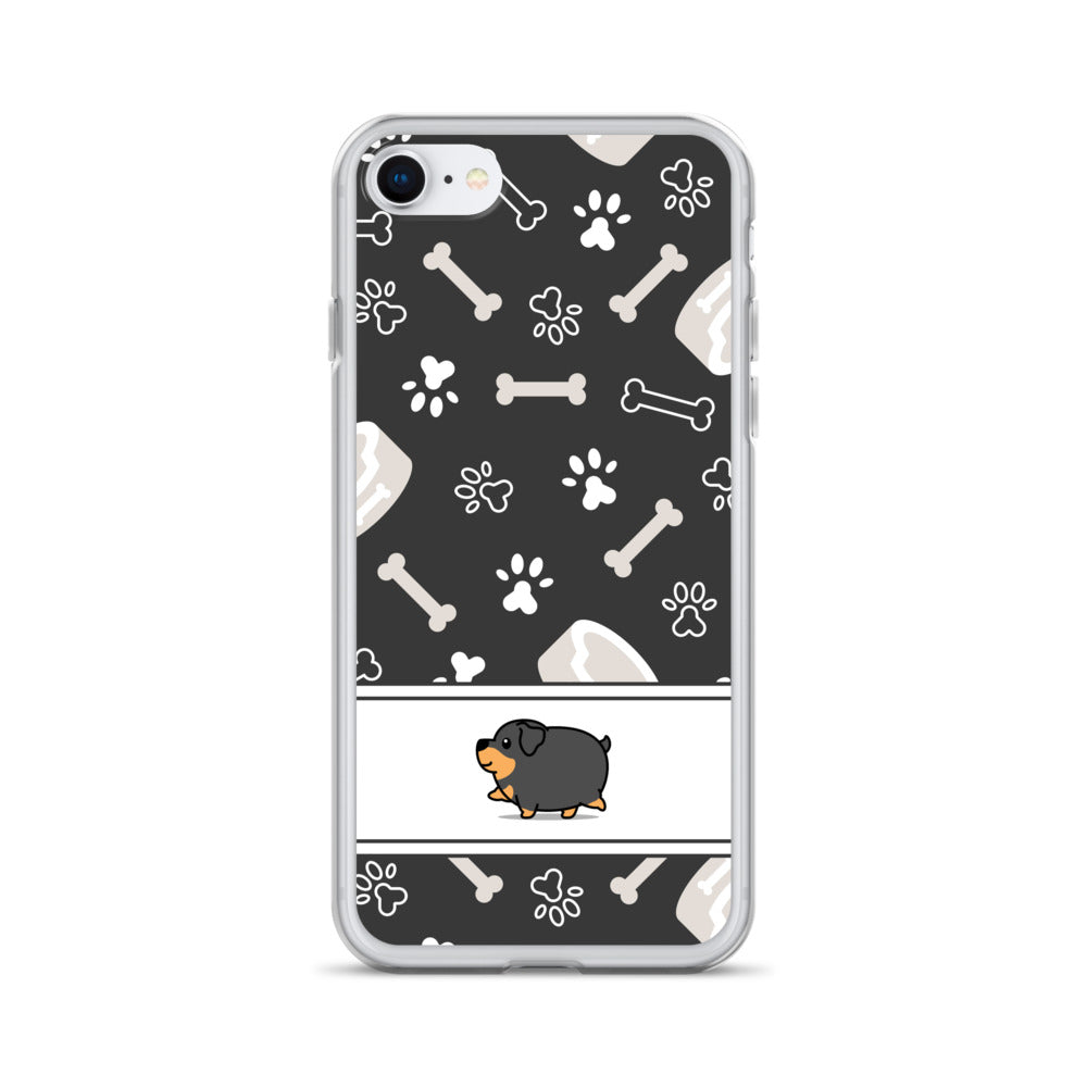 Fat Rottweiler iPhone Case