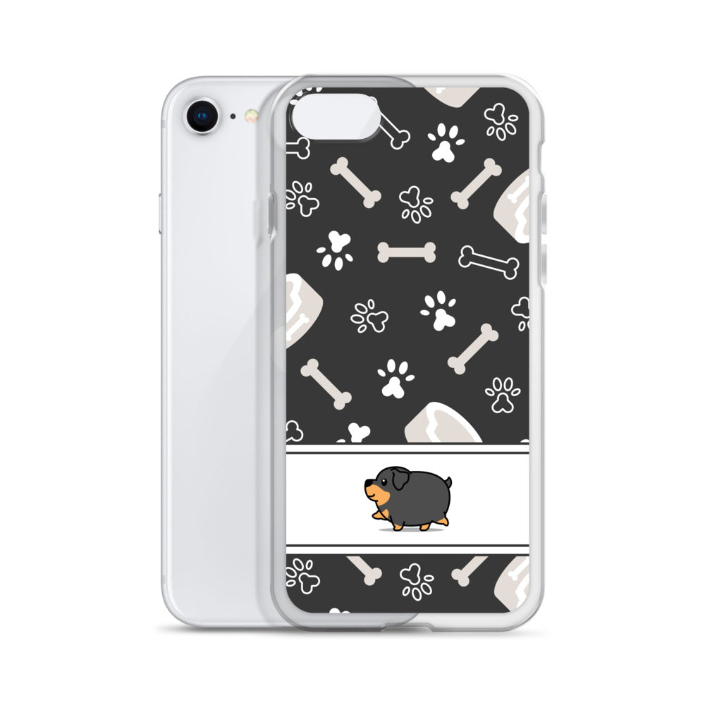 Fat Rottweiler iPhone Case