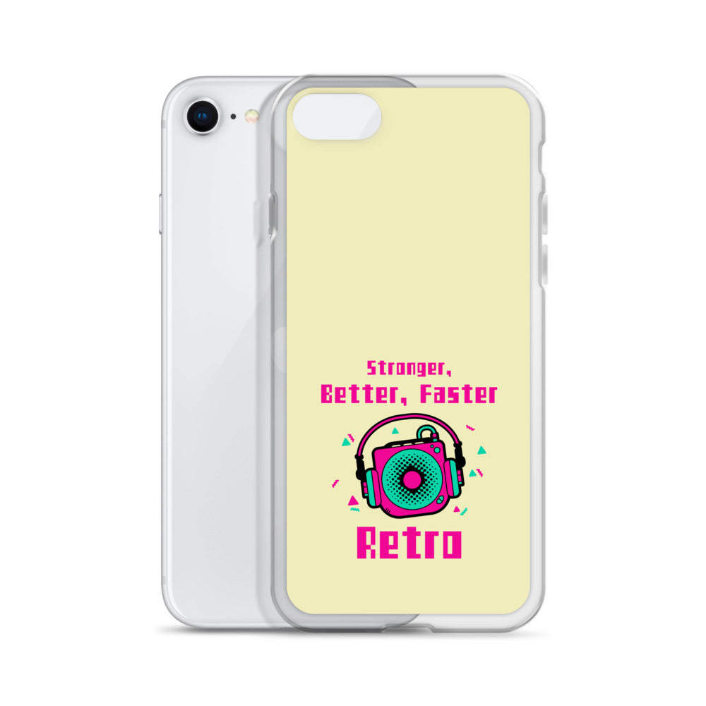 Stronger, Better, Faster Retro iPhone Case