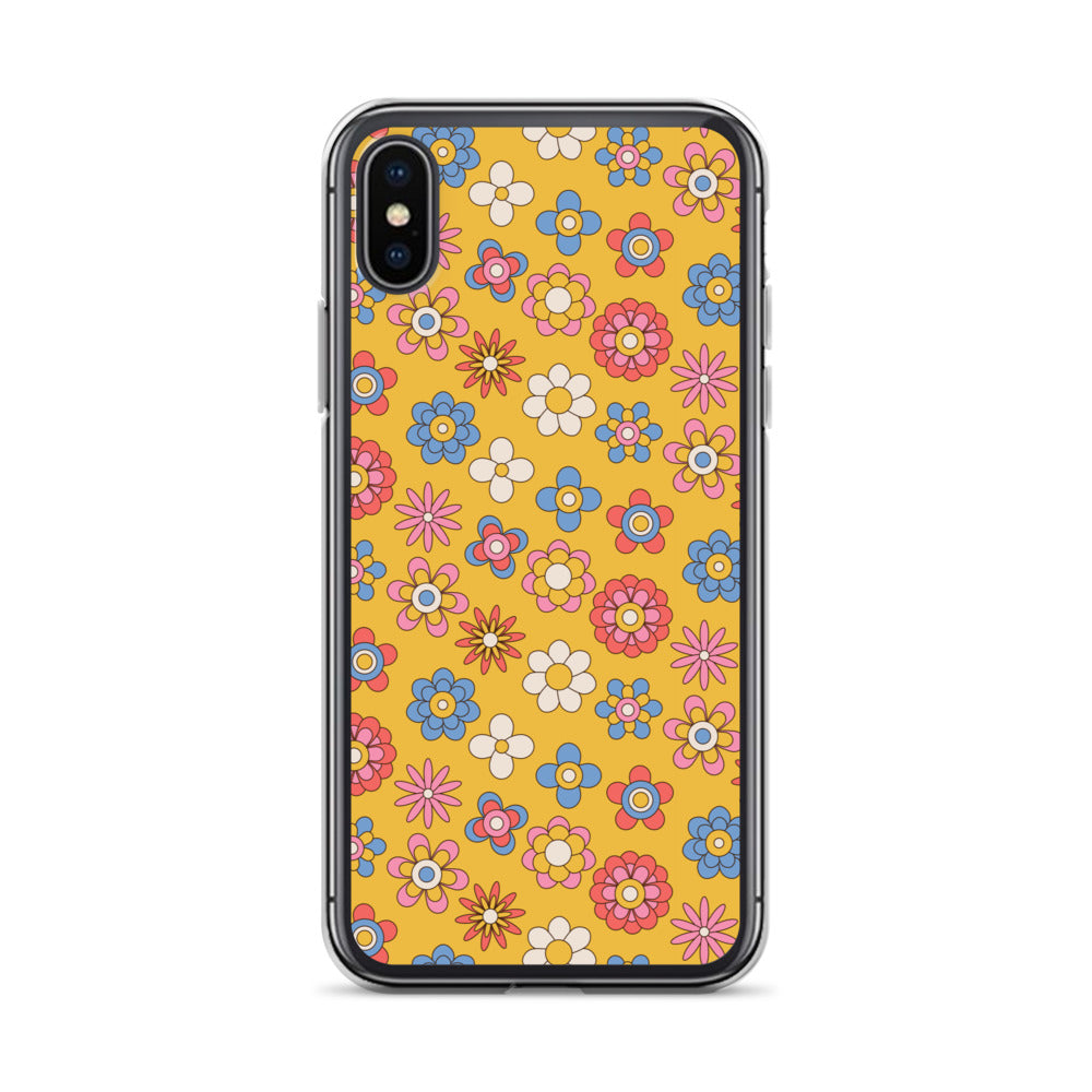 70s Flower Power iPhone Case