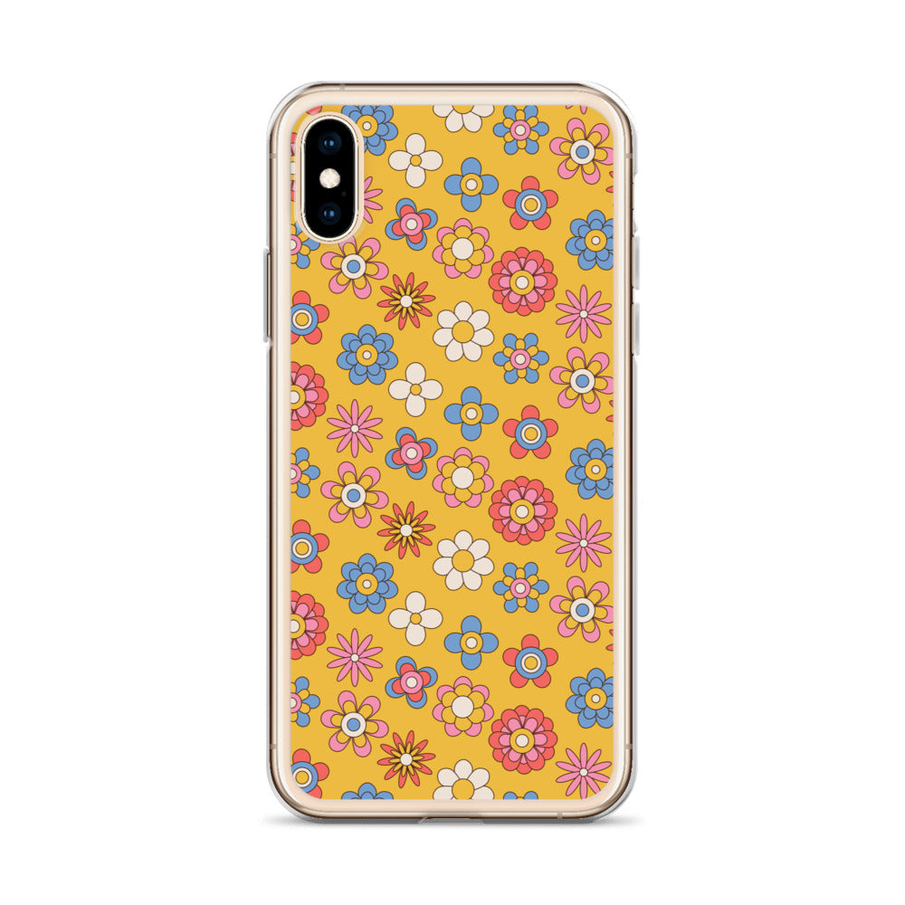 70s Flower Power iPhone Case