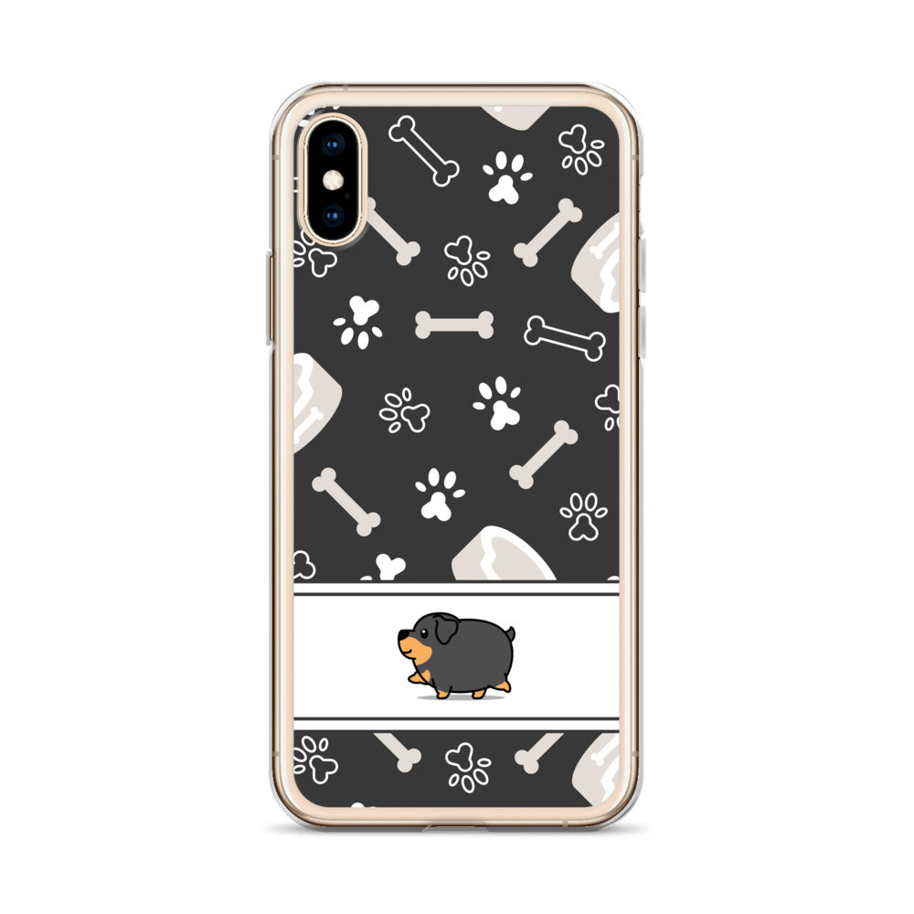 Fat Rottweiler iPhone Case